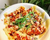 Hình bước làm 4 của món Sủi Cảo Sốt Dầu Hào