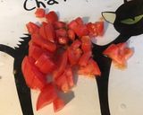 Une image de l'étape 9 de Poêlée de radis noir à la tomate,ail mariné et chorizo noir.