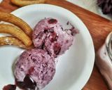 A picture of step 14 of Aquafaba Blackberry Ice cream.