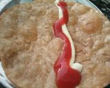 A picture of step 3 of Malai boti roll.