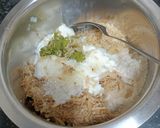 A picture of step 2 of Suran Bhajiya & Spicy Peanut - Coriander Yoghurt Dip (Vrat Special).