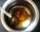 A picture of step 1 of Amaranth halwa with jaggery.