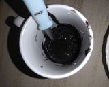A picture of step 2 of Chocolate banana Smoothie #charityrecipe.