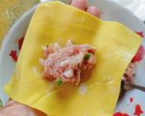 Hình bước làm 5 của món Hoành thánh thịt xá xíu
