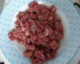 Foto del paso 1 de la receta: Pastel de papa con carne cortada a cuchillo
