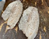 A picture of step 6 of Tilapia with Scallion Sriracha Pesto.
