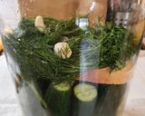 Kovászos uborka recept fázis 2 fotója