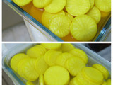 Danmuji / Korean Yellow Pickled Radish #Festivalresepasia #Korea