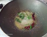 A picture of step 3 of Gujarati Vaal Nu Shaak (Lima Beans Curry).