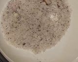 A picture of step 1 of Besan ki barfi.