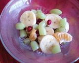 A picture of step 1 of Fruit pudding.