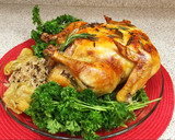 Foto del paso 4 de la receta: Pollo asado con Romero y relleno con arroz silvestre (Al Horno)