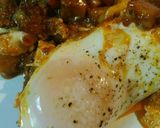 A picture of step 10 of Shrimp, Sweet Potato, Chorizo Hash.