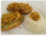 Foto del paso 5 de la receta: Calabaza rellena de pollo molido