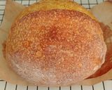 Foto langkah ke 23 dari resep Kunyit Lada Hitam Sourdough Bread (Open Bake Method - Oven Tangkring).