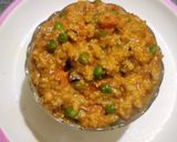 A picture of step 8 of Masala Oats.