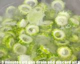 A picture of step 2 of Dry Karela fry sabzi.