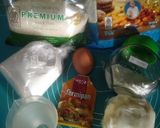 Foto langkah ke 1 dari resep Bakpao Lapis Selai Stroberi.