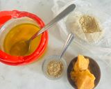 A picture of step 1 of Healthy Dry Ginger 🫚 Jaggery Balls In 5minutes~No Sugar Ladoos🚫.