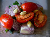 Salsa de tomates a la parrilla