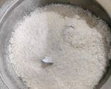 A picture of step 1 of Roasted gram coconut chutney.
