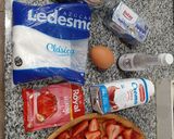 Foto del paso 1 de la receta: Tarta de frutillas 🍓❤