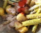 A picture of step 4 of Drumstick and Aloo.