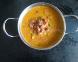 A picture of step 10 of Kadala curry.