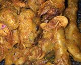 Foto langkah ke 6 dari resep Ayam kampung bakar bumbu kuning.