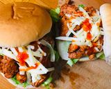 A picture of step 5 of Chicken tikka sandwich.