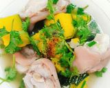 Hình bước làm 2 của món Chân giò hầm bí đỏ