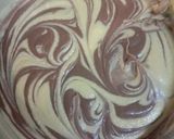 Gambar langkah 6 resipi Kek Marble 5 bahan.