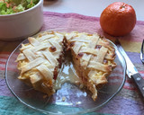 Foto del paso 7 de la receta: Tarta de ricota - jamón cocido - queso individual 🥧