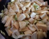 A picture of step 2 of Sig's German Celeriac and Swede Soup.