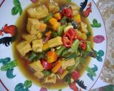Foto langkah ke 5 dari resep Asem-asem Buncis Wortel &Tahu coklat.