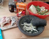 Foto langkah ke 1 dari resep Capcay kuah seafood + ayam.