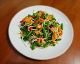 Foto langkah ke 3 dari resep Tumis Tahu, Taoge Kacang Panjang.