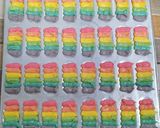 Foto langkah ke 5 dari resep Lidah kucing rainbow.