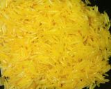 A picture of step 2 of Persian Rice with Potato Tahdig.