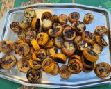 Une image de l'étape 6 de Courgettes jaunes marinées grillées à la plancha.