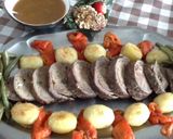 Foto del paso 11 de la receta Rotí de ternera con salsa de verduras al Oporto