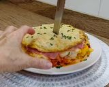 Foto del paso 3 de la receta Milhojas de Tortilla, Jamón y Queso
