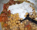 A picture of step 10 of Hyderabadi Sindhi Chickpea Pulao.