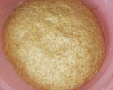 A picture of step 3 of Brown bread#theme challenge.