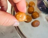 A picture of step 4 of Healthy Dry Ginger 🫚 Jaggery Balls In 5minutes~No Sugar Ladoos🚫.