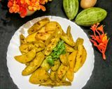 परवल आलू की सब्जी (आसान,त्वरित, स्वादिष्ट) रेसिपी चरण 4 फोटो