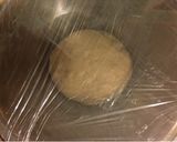A picture of step 6 of Black and White Conchas 🤍.