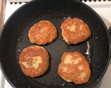 A picture of step 3 of Fish cake with Cabbage wrapper and Satay sauce.