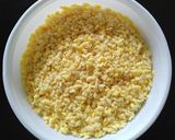 A picture of step 1 of Moong Dal Pakoda.