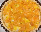 A picture of step 4 of Smoked Salmon and Leek Tart.